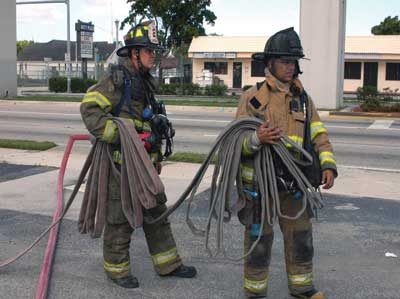 Hose Bundle Hookup - Fire Engineering: Firefighter Training and