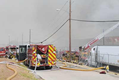 (4) Command personnel must remember that if there's any chance the sprinkler system is helping to control the spreading fire, the FDC must be charged as quickly as possible.