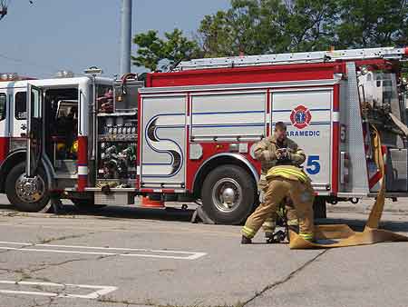 Firefighter Training: Training Days: Timed Evolutions