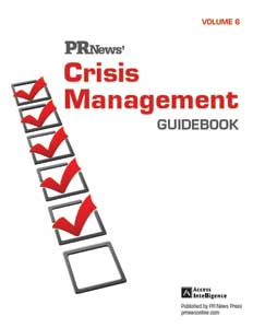 PR NEWS CRISIS MANAGEMENT GUIDEBOOK