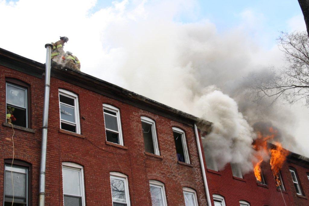 Four-Alarm Fire Strikes NJ Row Homes