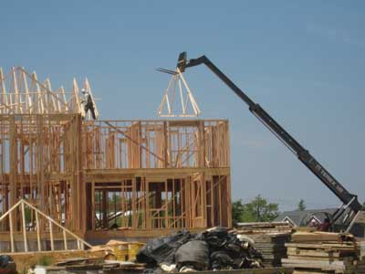 (6) Roof trusses are often used in attic spaces.