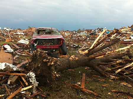 On the Ground in Moore (OK) After the Tornado