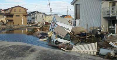 (1) Intersection of 2nd Avenue and Route 35 North in Ortley Beach, New Jersey. (Photos by author.)