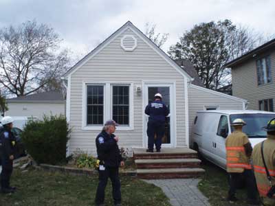 (10) PA-TF1 personnel conduct grid searches in New York City.