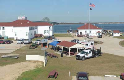 (1) Mobilization Exercise 2011 was held at the United States Coast Guard Station on Fire Island; it involved a hurricane response scenario almost identical to Hurricane Sandy. (Photos by Dennis Whittam.)