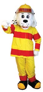 Robotronics' SPARKY THE FIRE DOG COSTUME