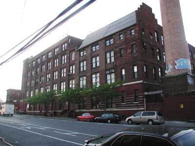 This is a view of the saw-tooth roof in photo 7 from across the street