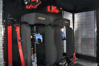 You must specify the number and type of SCBA seats in the cab.