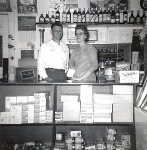 Store owners Dick and Marge Puddleford.