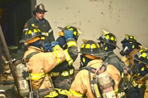 David DeStefano and other firefighters