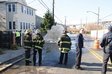 Flowing water can affect several occupancies, posing risks to responding firefighters and any occupants unable to exit on their own.