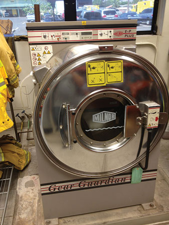 (2) Conventional cleaning of turnout clothing in washer/extractors using industry practices may not remove all persistent contaminants. The Research Foundation is seeking to identify improvements to NFPA 1851 that will validate contaminant removal and determine optimum conditions for decontamination.