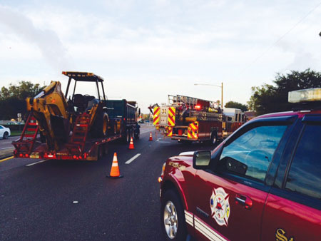 (1) St. Cloud (FL) Fire Rescue implemented the Traffic Incident Management Program, which is now part of the National Unified Goals. (Photos by author.)