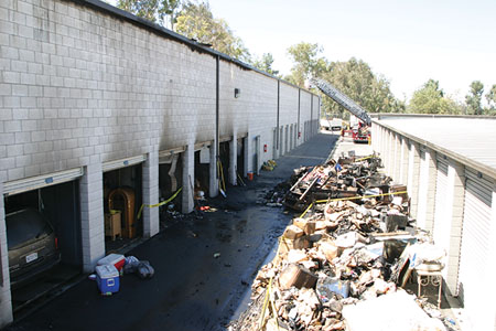 (6) At this two-story, concrete-block construction self-storage building, of what type of construction is the second floor?