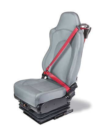 (1) VALOR’s Magnus G2A Driver Seat. <i>(Photo courtesy of VALOR First Responder Seating Systems.)</i>