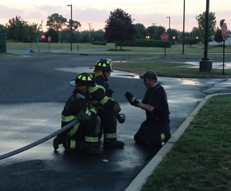 (2) In photos 2-8, junior firefighters attend On Scene Training in Berks County, Pennsylvania. Finding the right advocate for the junior program is the most important choice a successful program must make.