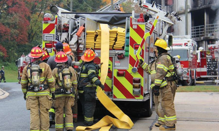 (5) Training alongside the active firefighters provides an opportunity to learn and accept each other as fellow firefighters. 