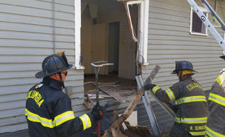 (6) If adequate personnel are available, assign them to remove the debris pile that will stack up under the window.