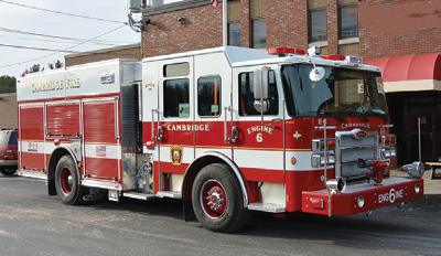 The Cambridge (MA) Fire Department protects a district that sits at the end of the Massachusetts Turnpike and has a tunnel that prohibits hazardous cargo. 