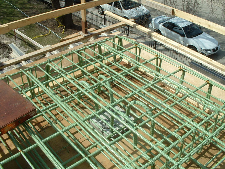 Epoxy-coated rebar 