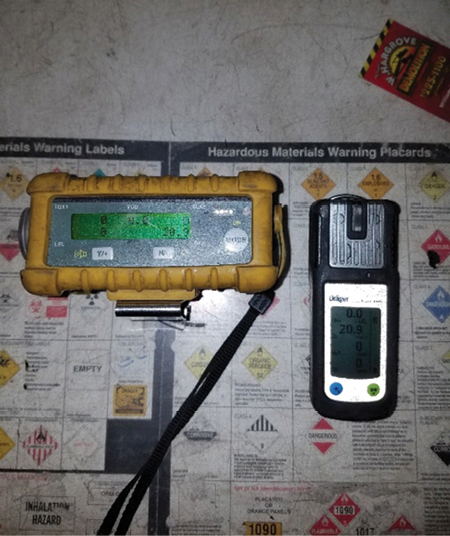 (2) Atmospheric meters determine if the environment is safe for personnel to operate in without masks. You can also determine whether civilians can reoccupy a structure.