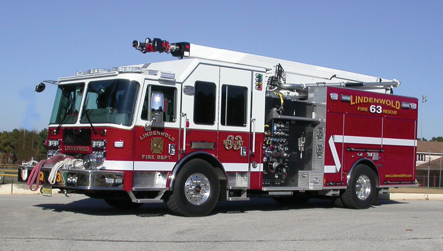 The Lindenwold (NJ) Fire Department has in service the first KME Talon pumper with the High-Reach Extendable Turret device.