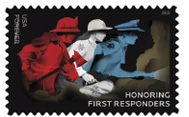 The U.S. Postal Service is honoring firefighters, law enforcement officers, emergency medical services professionals, and other emergency personnel with the Honoring First Responders Forever stamp.