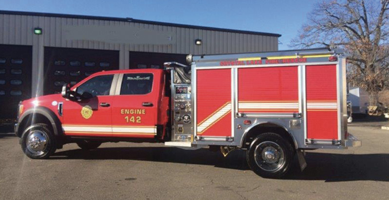 The Crystal Lake Fire Company (Ellington, Connecticut) protects a lake region community with many narrow roads.