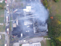 A bird's-eye-view of the fireground