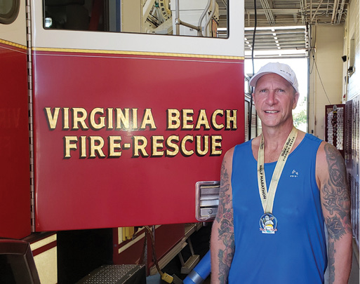 Kevin is healing. It has been more than five years since the crash. Kevin is now running and completed a half-marathon on September 1, 2019. (Photo by Paula Wirth.) 