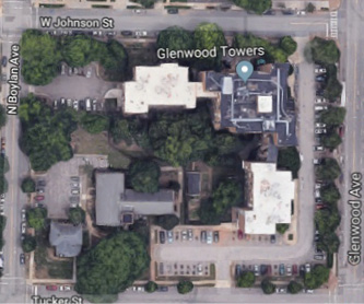 Glenwood Towers Aerial View 