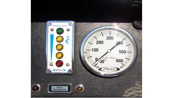 Intake pressure gauge