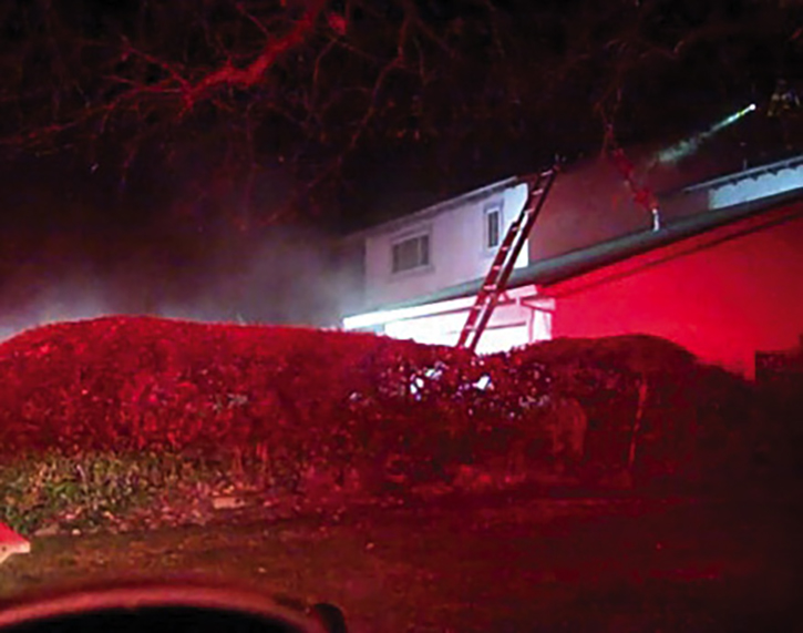 Occupied hoarder house fire with limited visibility from the ICP. 