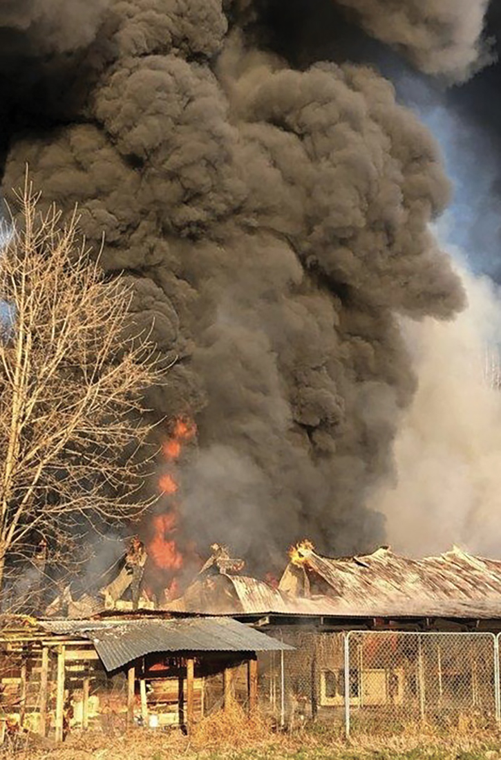 Fires involving agricultural buildings are challenging because of location, the types of materials stored, construction techniques, and lack of suppression systems.