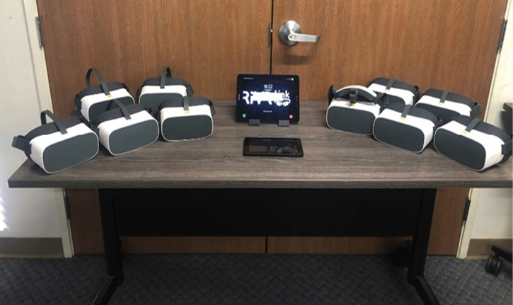 The innovative technology used by the recruits is called “Classroom in a Box.” The collaborative production was made possible through partnerships with W. S. Darley and RiVR (Reality in Virtual Reality), based in Illinois and the United Kingdom, respectively, with 360 Fusion cameras donated by GoPro.