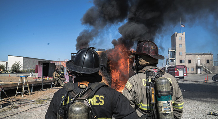 The “hottest” fire of the day was conducted September 19, 2018