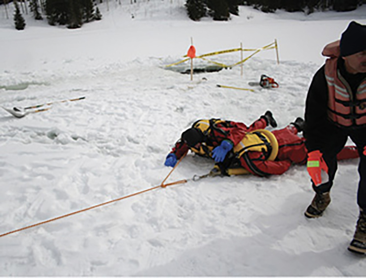 Connecting victim and rescuer.