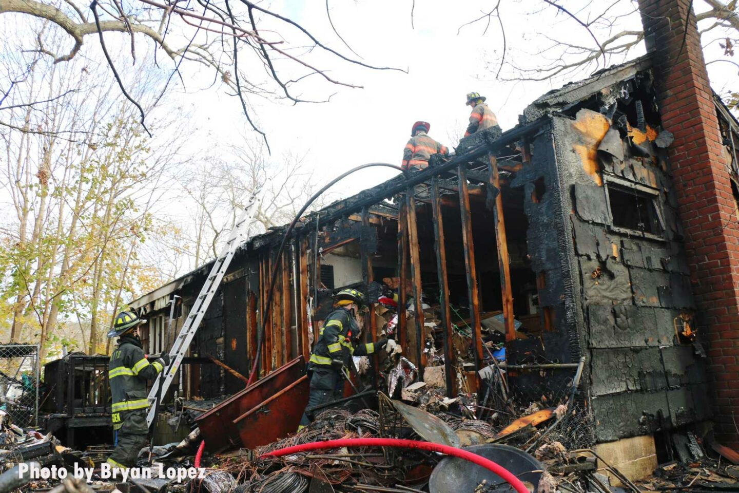 Firefighters faced extreme hoarding conditions during this recent fire