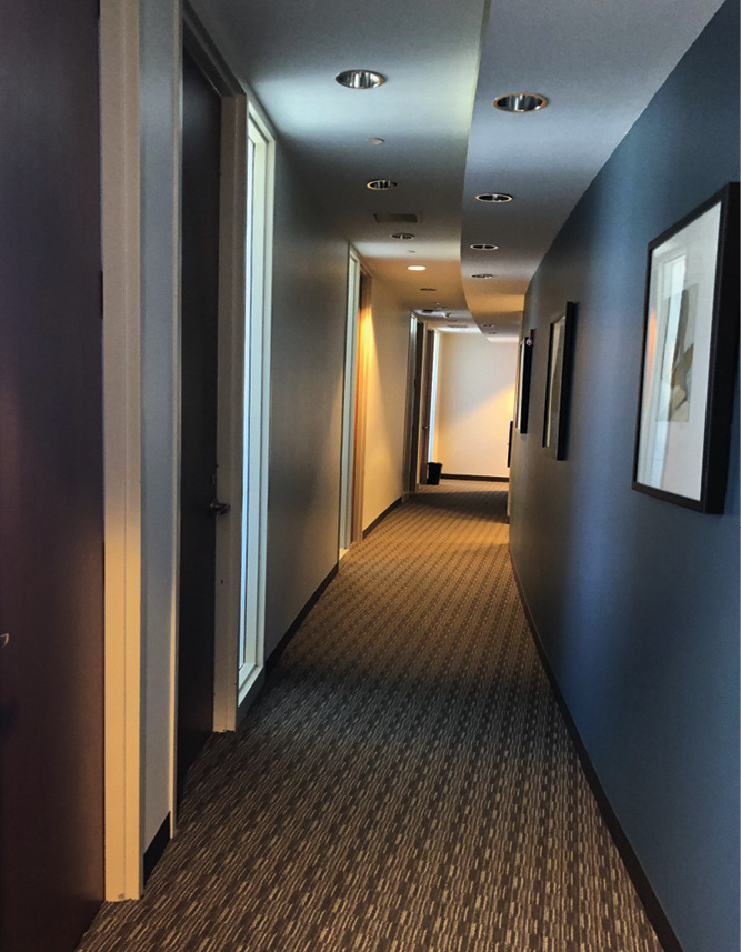 When searching buildings with circular hallways, consider using a search rope and the TIC to guide members in their searches and to maintain accountability of search team members.