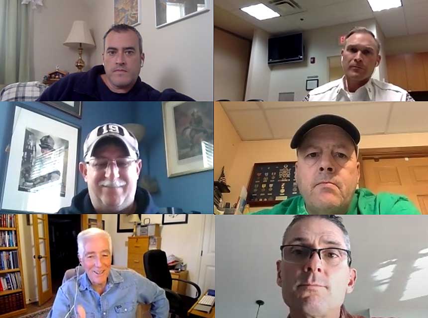 Doug Mitchell, Steve Shaw, Aaron Heller, Tony Carroll, Bobby Halton, and Scott Kraut