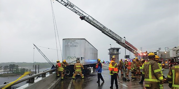 Chesapeake bridge rescue