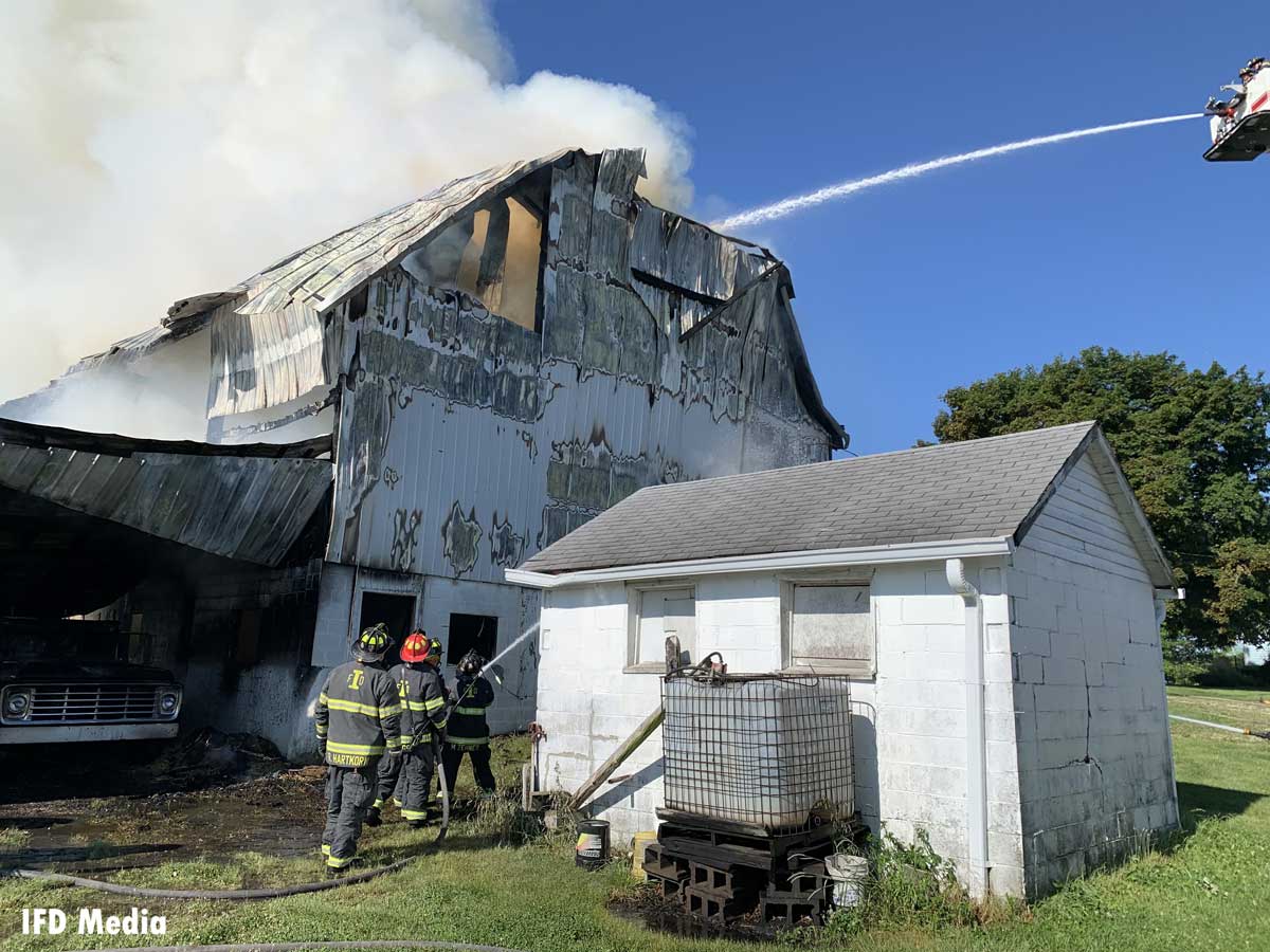 Photos: IN Barn Fire - Fire Engineering: Firefighter Training and Fire ...