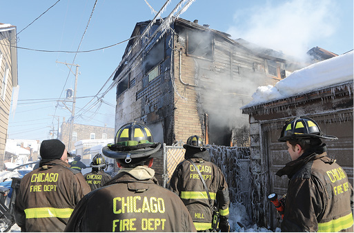 A view from the B/C section of the structure in the alley.