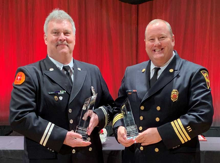 FDIC 2021 service award recipients David Kelley and Jeff Quinn