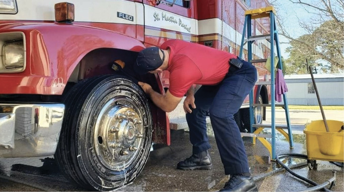 You can never clean a fire truck enough. As we take great pride in our departments, we must ensure that our most recognizable piece of equipment reflects that pride. Taking the time to ensure the task is done right goes a long way toward instilling confidence that everything you do is done right.