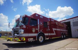 Rescue truck at Houston Fire Station 42