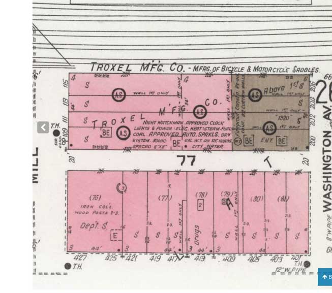 Reviewing Sanborn maps