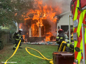 Firefighters respond to Chesapeake house fire in September 2021