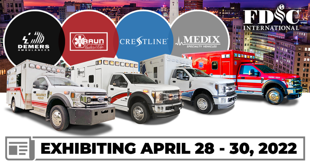 Step Inside Eight New Ambulances from Demers Braun Crestline Medix at FDIC International 2022.